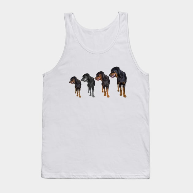 rottweiler dogs Tank Top by rickylabellevie